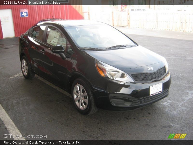 Midnight Black / Beige 2012 Kia Rio LX