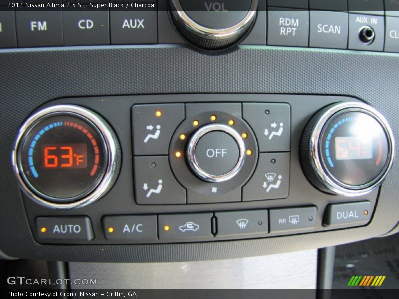 Super Black / Charcoal 2012 Nissan Altima 2.5 SL
