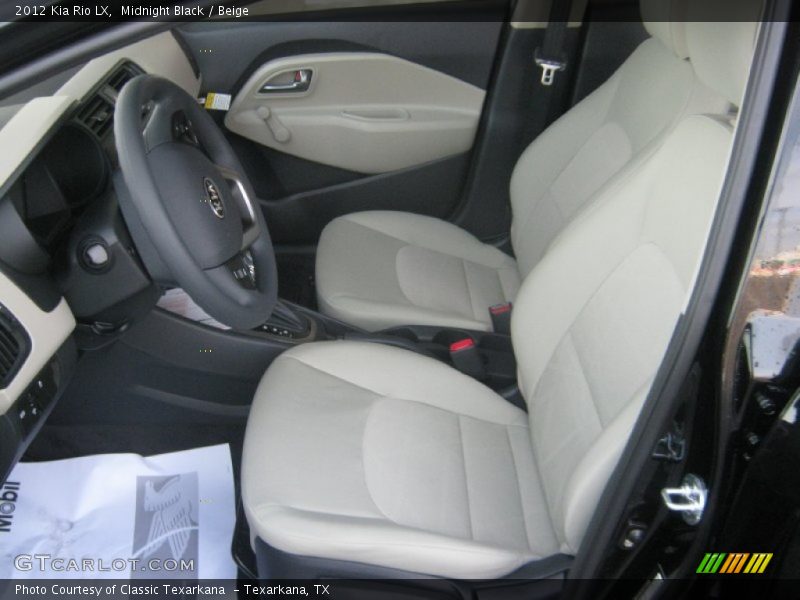 Midnight Black / Beige 2012 Kia Rio LX