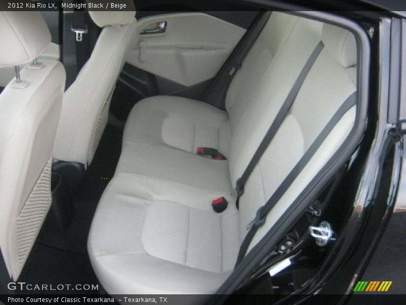 Midnight Black / Beige 2012 Kia Rio LX