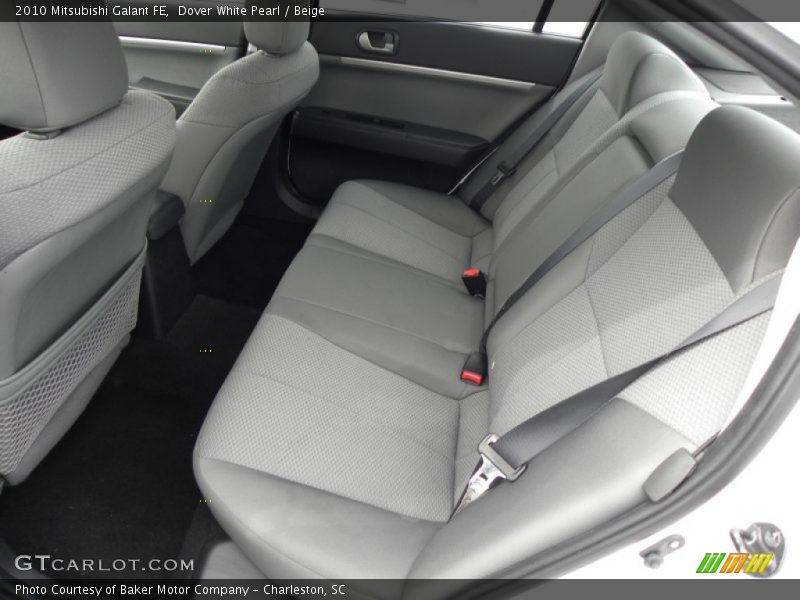 Dover White Pearl / Beige 2010 Mitsubishi Galant FE