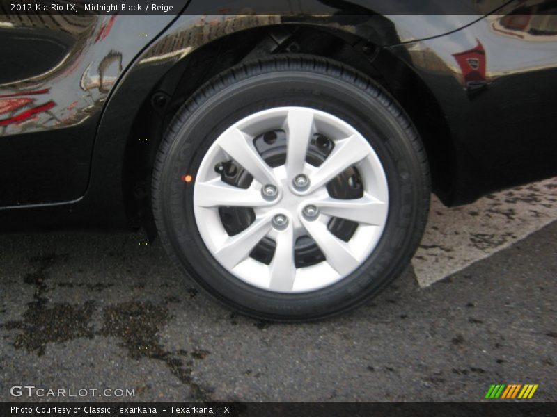 Midnight Black / Beige 2012 Kia Rio LX