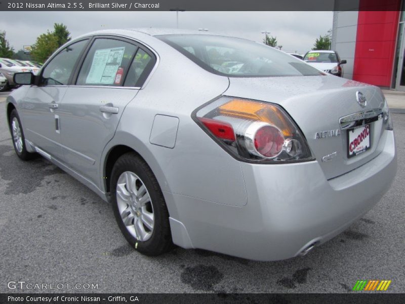 Brilliant Silver / Charcoal 2012 Nissan Altima 2.5 S