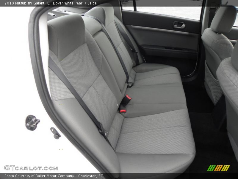 Dover White Pearl / Beige 2010 Mitsubishi Galant FE