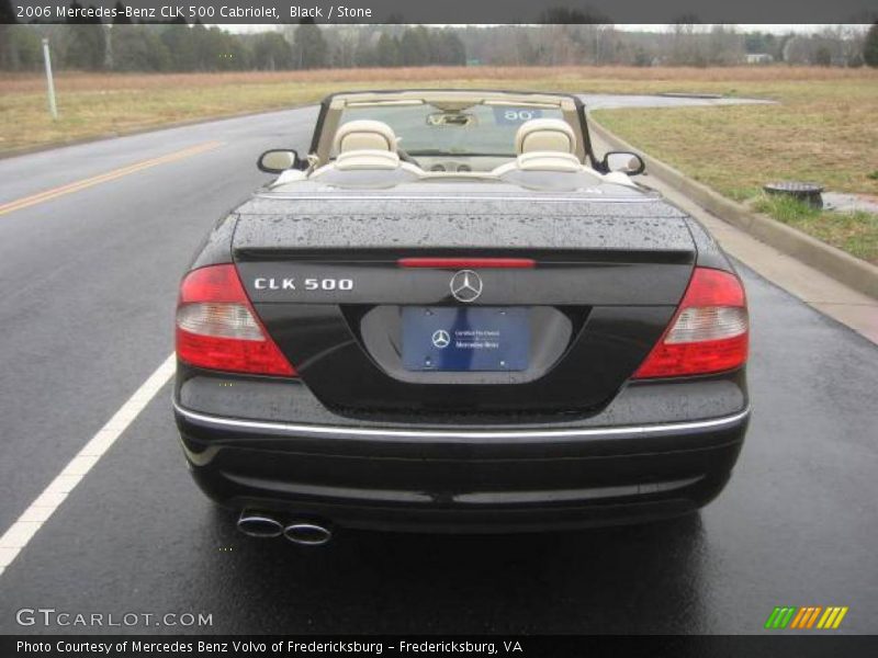 Black / Stone 2006 Mercedes-Benz CLK 500 Cabriolet