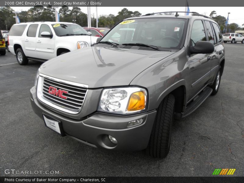 Steel Gray Metallic / Ebony 2008 GMC Envoy SLE 4x4