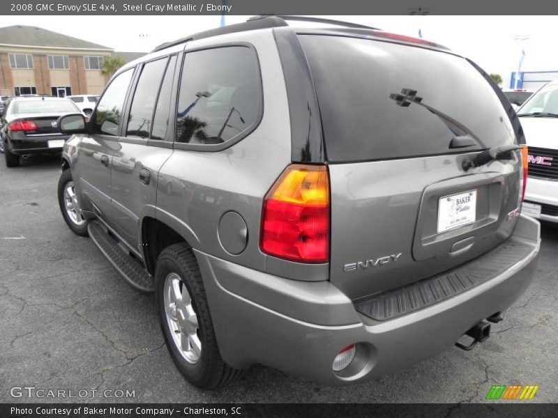 Steel Gray Metallic / Ebony 2008 GMC Envoy SLE 4x4