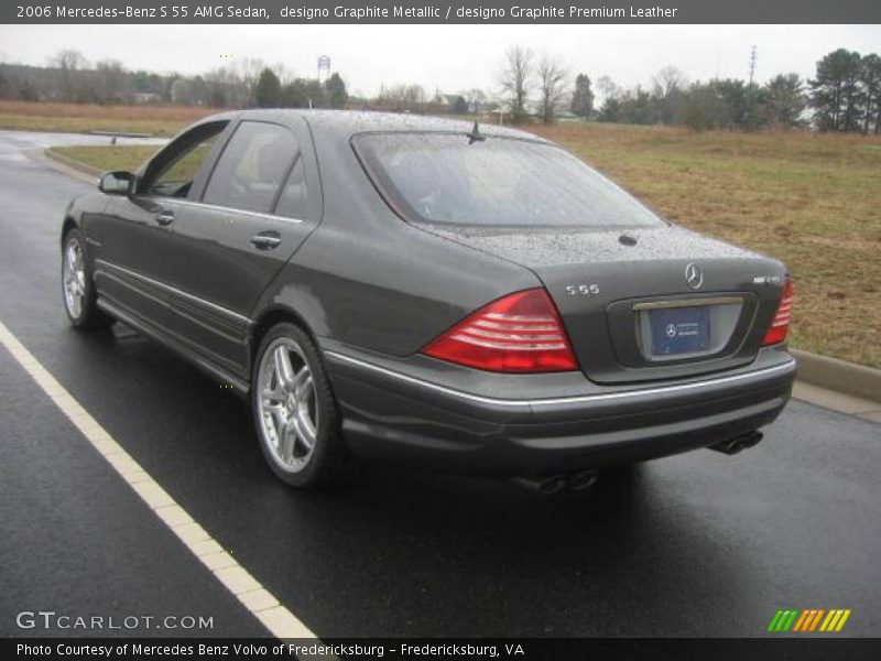 designo Graphite Metallic / designo Graphite Premium Leather 2006 Mercedes-Benz S 55 AMG Sedan