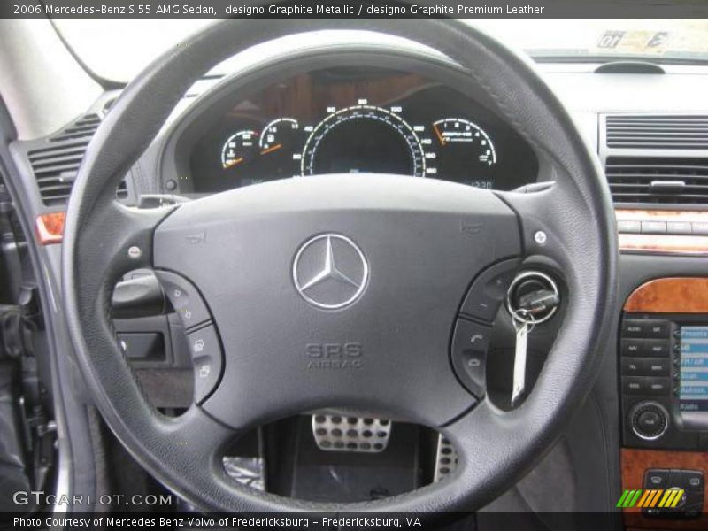 designo Graphite Metallic / designo Graphite Premium Leather 2006 Mercedes-Benz S 55 AMG Sedan