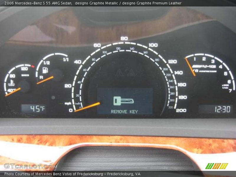 designo Graphite Metallic / designo Graphite Premium Leather 2006 Mercedes-Benz S 55 AMG Sedan