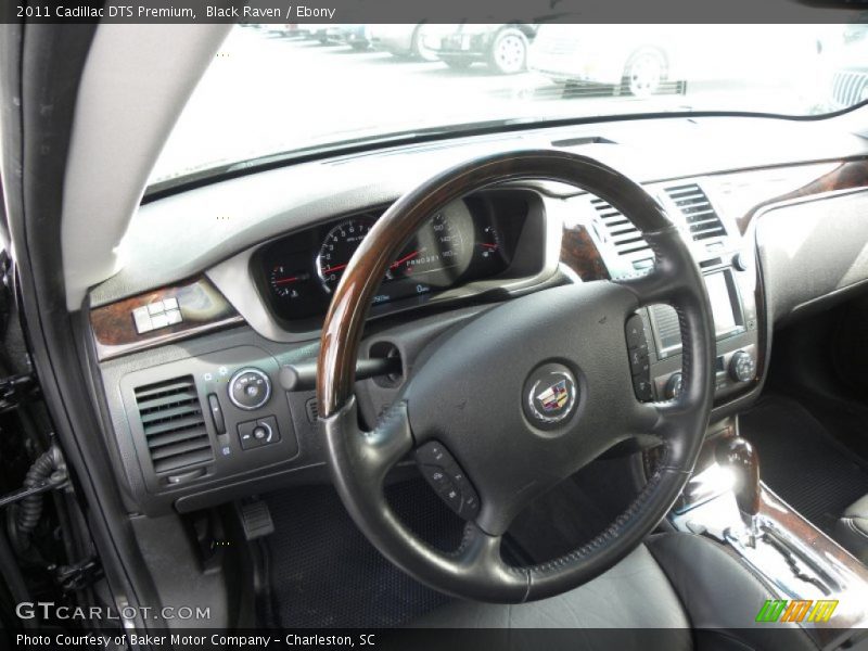 Black Raven / Ebony 2011 Cadillac DTS Premium