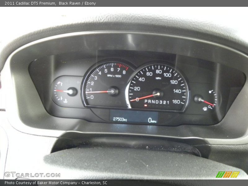  2011 DTS Premium Premium Gauges