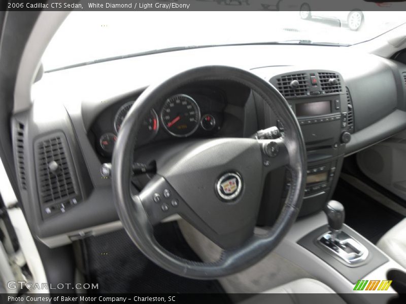 White Diamond / Light Gray/Ebony 2006 Cadillac CTS Sedan