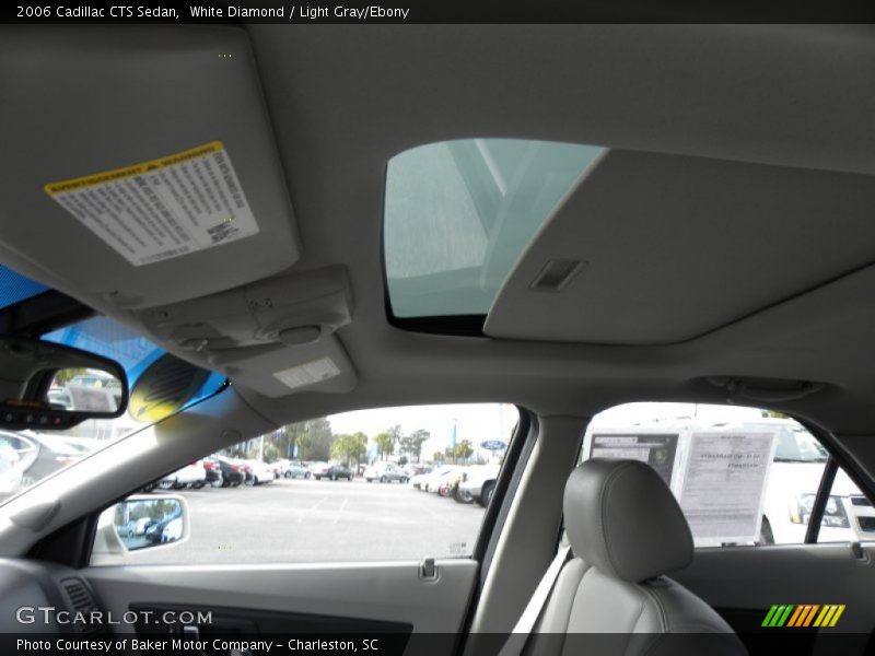 White Diamond / Light Gray/Ebony 2006 Cadillac CTS Sedan
