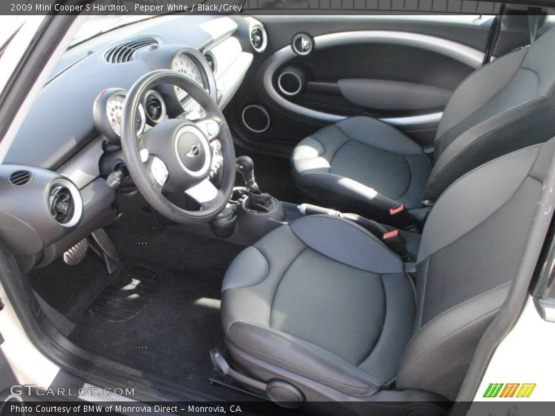  2009 Cooper S Hardtop Black/Grey Interior