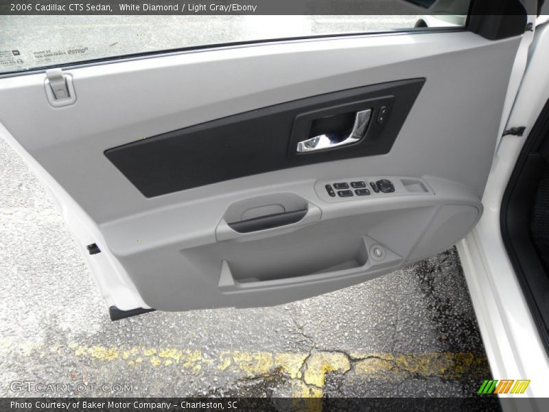 White Diamond / Light Gray/Ebony 2006 Cadillac CTS Sedan