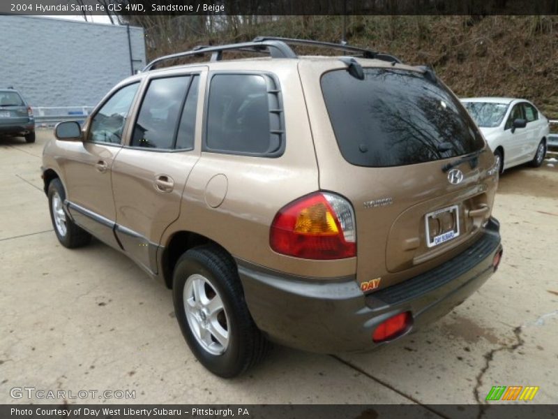 Sandstone / Beige 2004 Hyundai Santa Fe GLS 4WD
