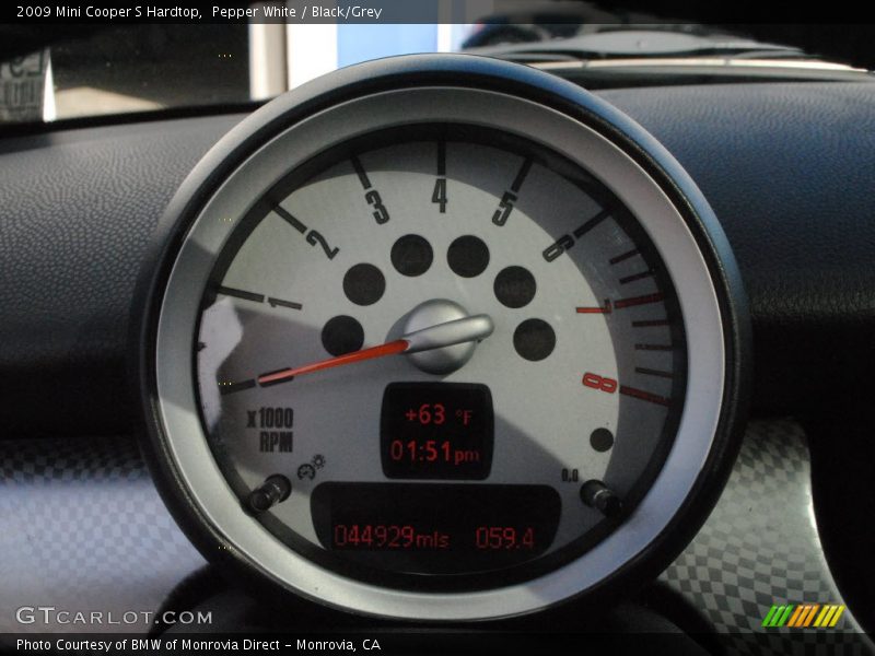  2009 Cooper S Hardtop S Hardtop Gauges
