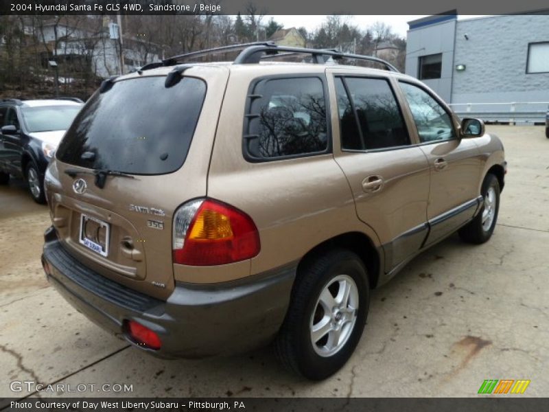 Sandstone / Beige 2004 Hyundai Santa Fe GLS 4WD