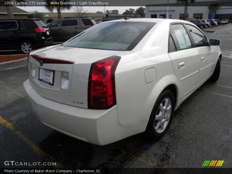 White Diamond / Light Gray/Ebony 2006 Cadillac CTS Sedan