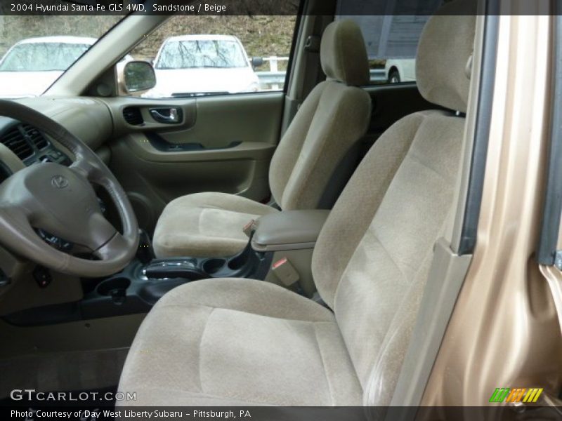 Sandstone / Beige 2004 Hyundai Santa Fe GLS 4WD