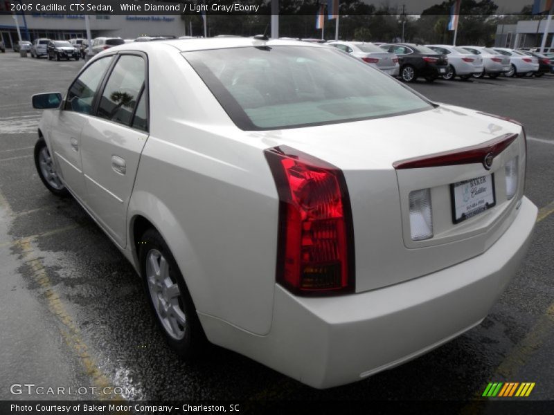 White Diamond / Light Gray/Ebony 2006 Cadillac CTS Sedan