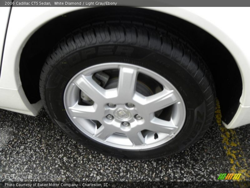 White Diamond / Light Gray/Ebony 2006 Cadillac CTS Sedan