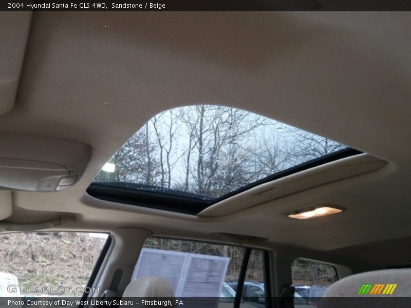 Sandstone / Beige 2004 Hyundai Santa Fe GLS 4WD