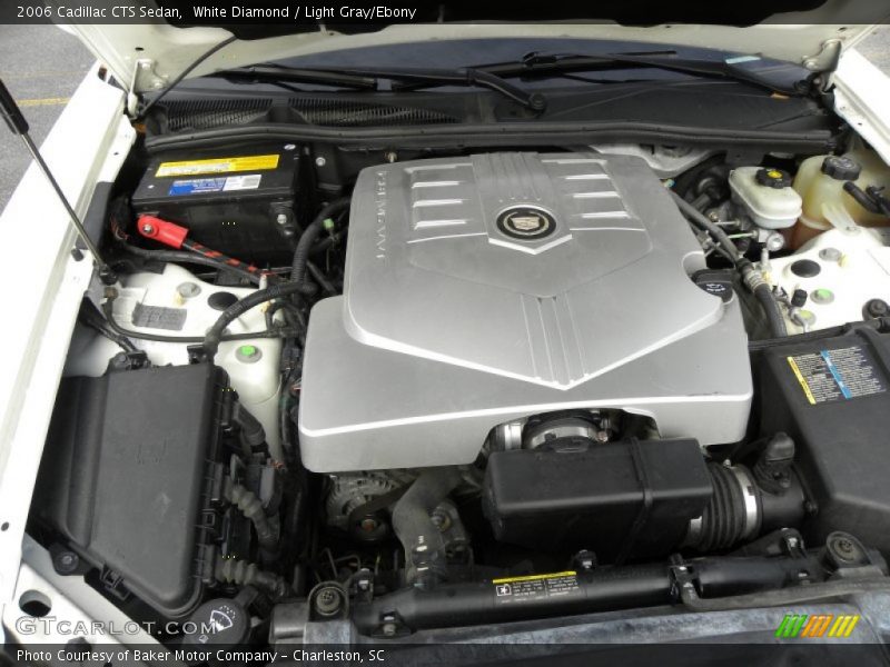 White Diamond / Light Gray/Ebony 2006 Cadillac CTS Sedan