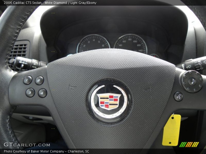 White Diamond / Light Gray/Ebony 2006 Cadillac CTS Sedan
