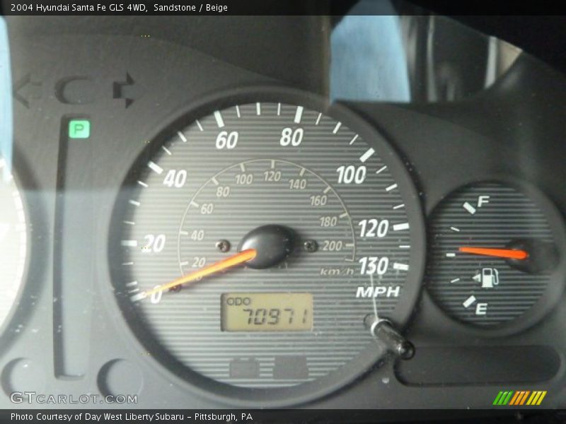 Sandstone / Beige 2004 Hyundai Santa Fe GLS 4WD