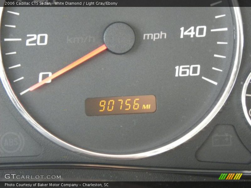 White Diamond / Light Gray/Ebony 2006 Cadillac CTS Sedan