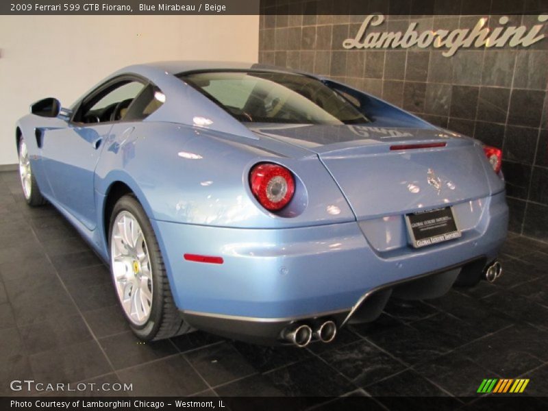 Blue Mirabeau / Beige 2009 Ferrari 599 GTB Fiorano