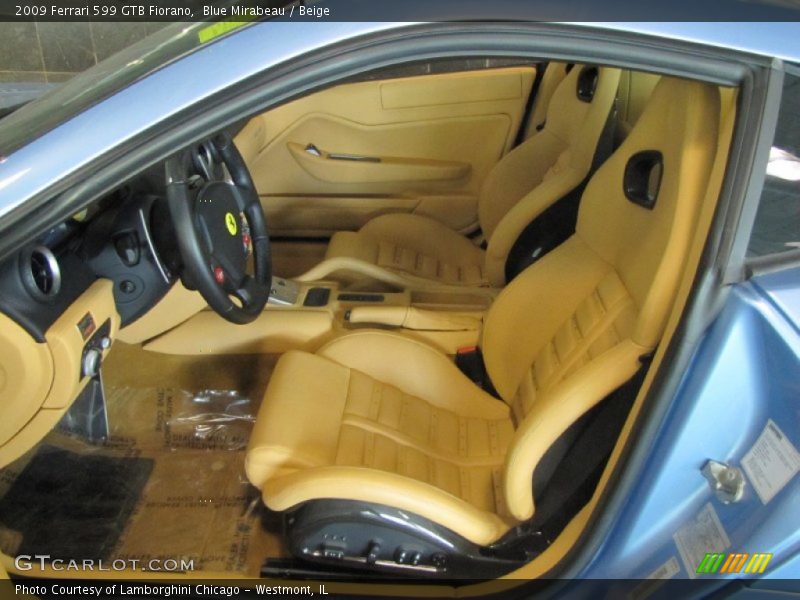  2009 599 GTB Fiorano  Beige Interior