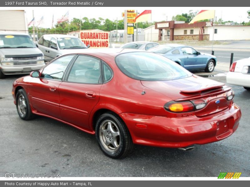 Toreador Red Metallic / Grey 1997 Ford Taurus SHO