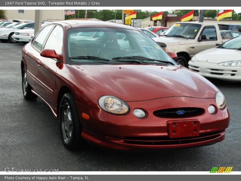 Toreador Red Metallic / Grey 1997 Ford Taurus SHO