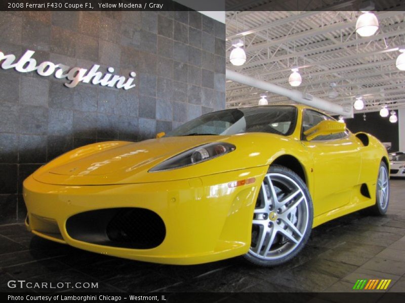 Front 3/4 View of 2008 F430 Coupe F1