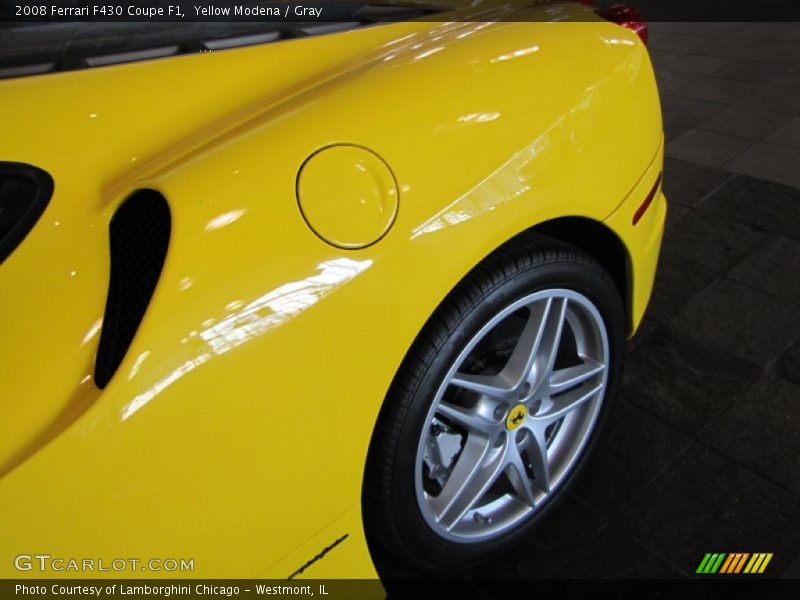 Yellow Modena / Gray 2008 Ferrari F430 Coupe F1