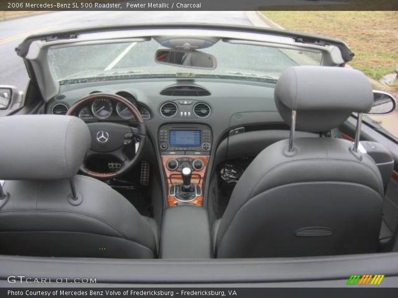 Pewter Metallic / Charcoal 2006 Mercedes-Benz SL 500 Roadster