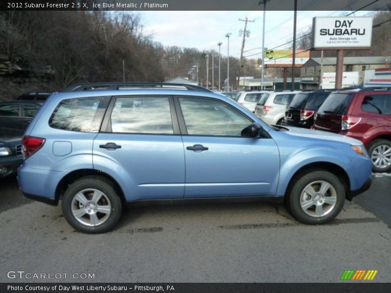 Ice Blue Metallic / Platinum 2012 Subaru Forester 2.5 X