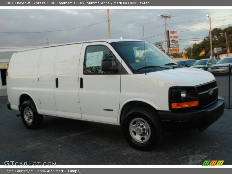 Summit White / Medium Dark Pewter 2004 Chevrolet Express 2500 Commercial Van
