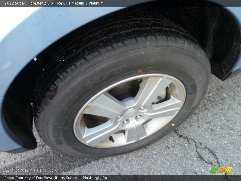 Ice Blue Metallic / Platinum 2012 Subaru Forester 2.5 X