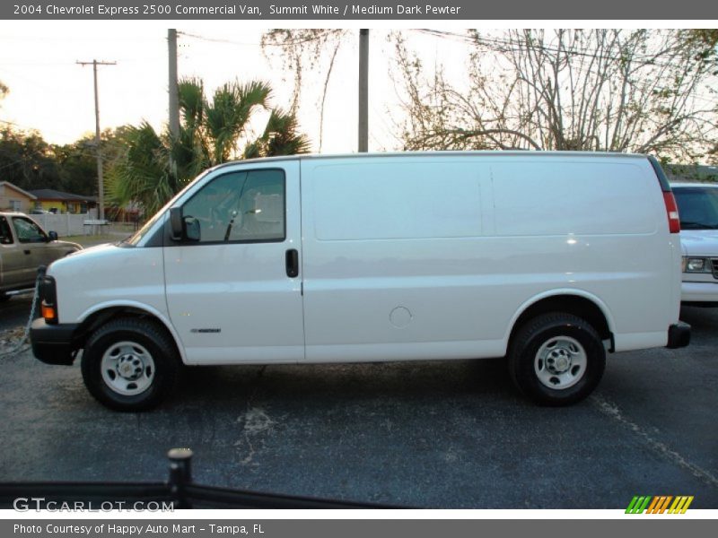 Summit White / Medium Dark Pewter 2004 Chevrolet Express 2500 Commercial Van