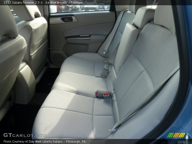 Ice Blue Metallic / Platinum 2012 Subaru Forester 2.5 X