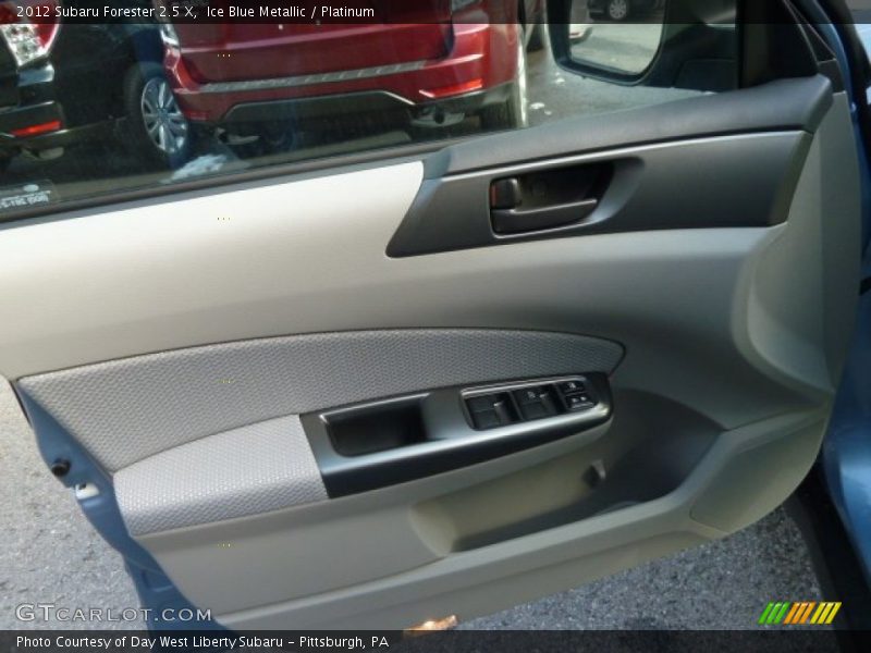 Ice Blue Metallic / Platinum 2012 Subaru Forester 2.5 X