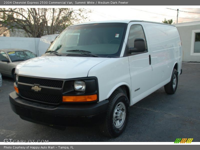Summit White / Medium Dark Pewter 2004 Chevrolet Express 2500 Commercial Van