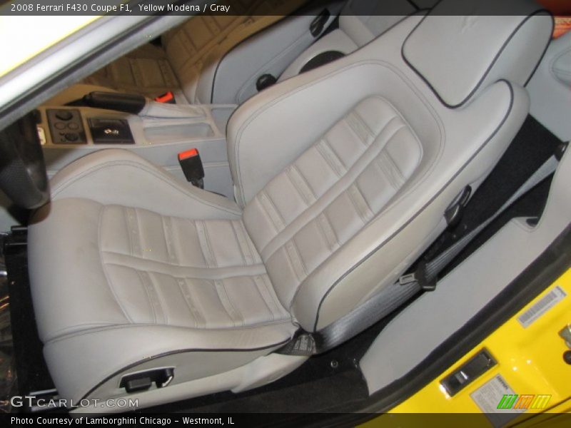 Front Seat of 2008 F430 Coupe F1