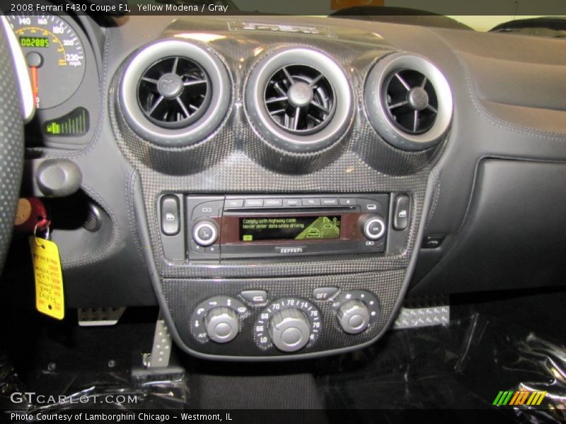 Controls of 2008 F430 Coupe F1