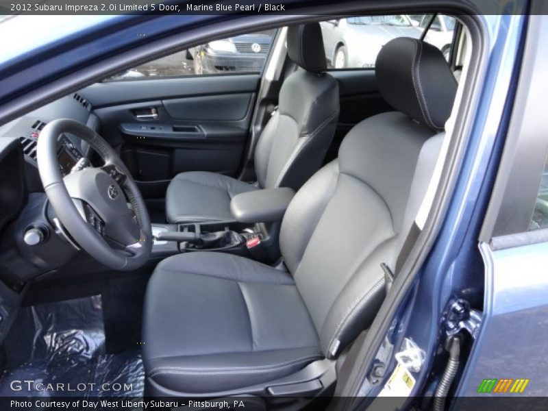  2012 Impreza 2.0i Limited 5 Door Black Interior