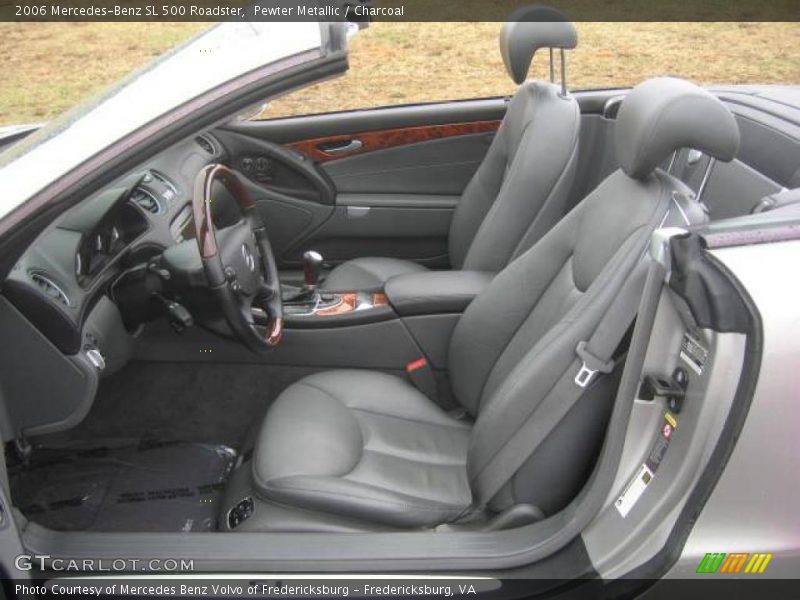Pewter Metallic / Charcoal 2006 Mercedes-Benz SL 500 Roadster